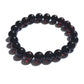 Bracelet Homme en Ambre noir perles parfaitement rondes calibre 9mm