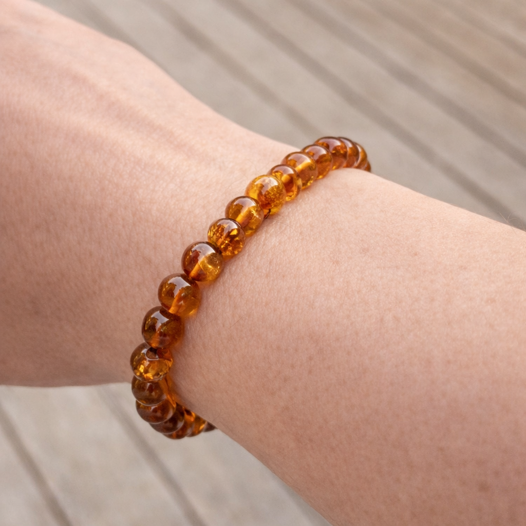 Bracelet en Ambre Femme 